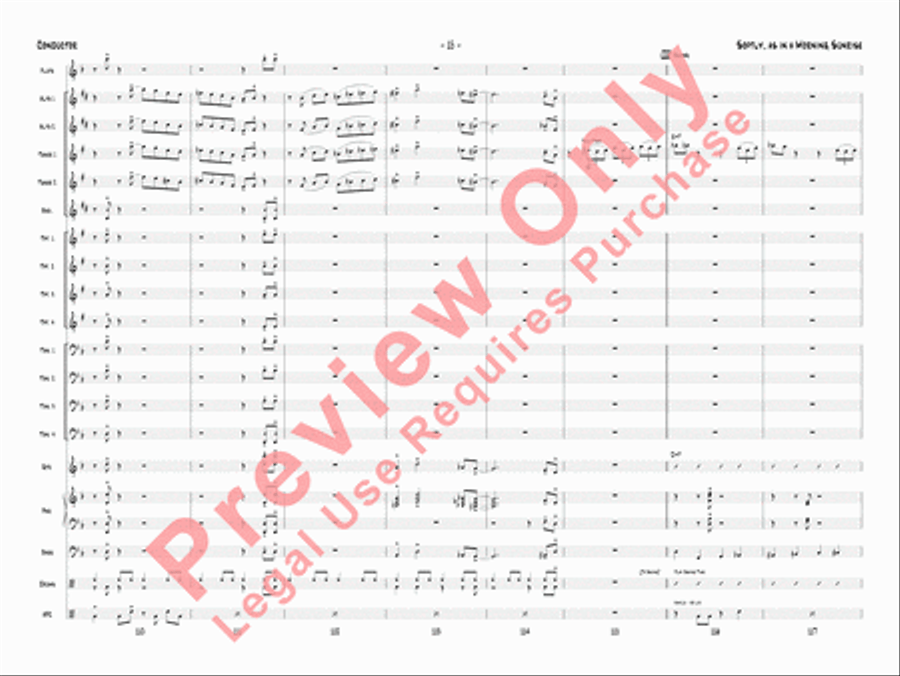 Softly, as in a Morning Sunrise Jazz Ensemble scores gallery preview page 18