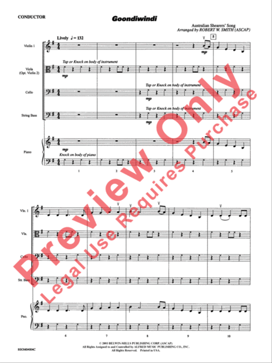 Goondiwindi String Orchestra scores gallery preview page 4