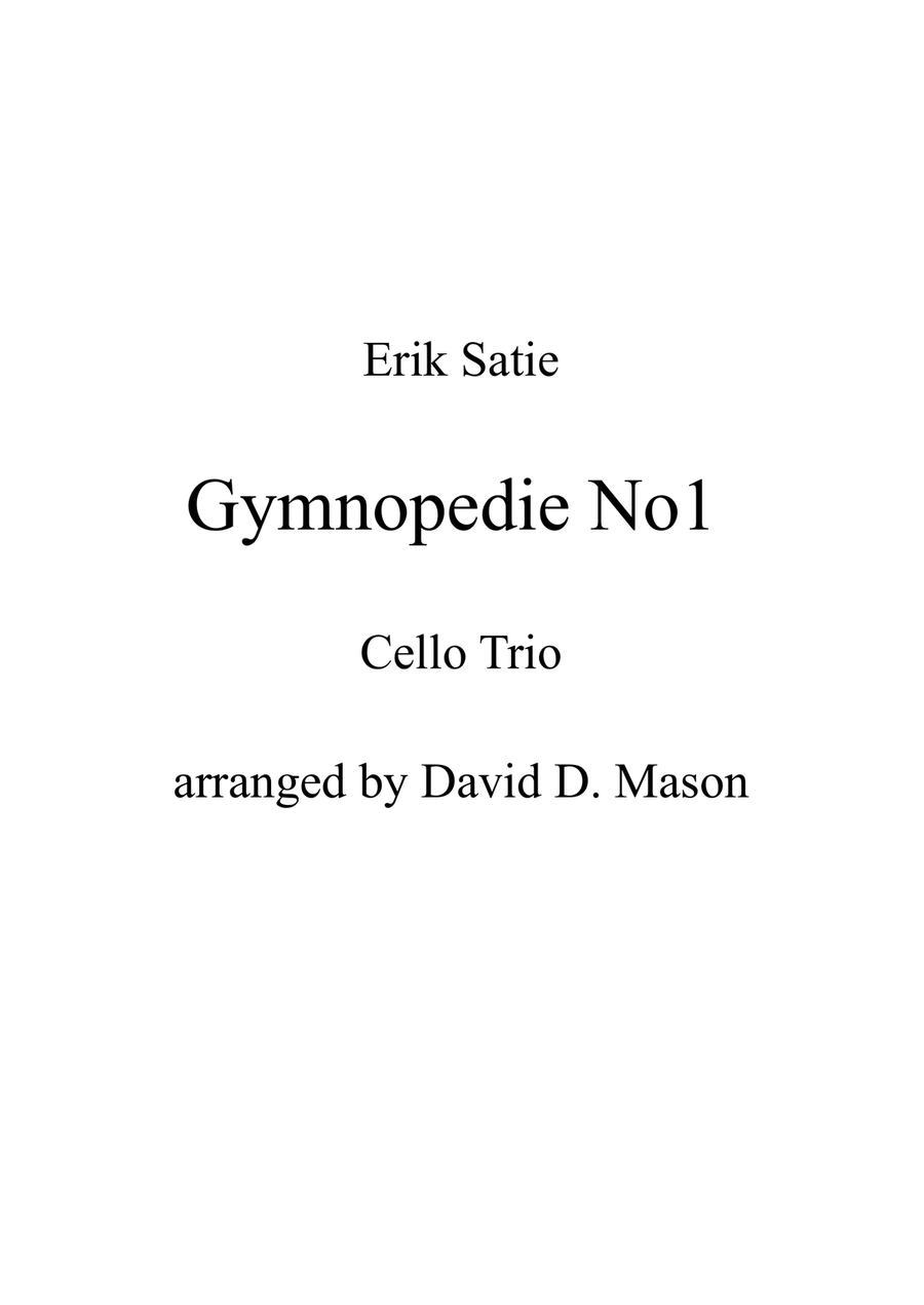 Gymnopedie String Trio scores gallery preview page 1