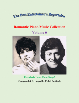 Book cover for "Romantic Piano Music Collection"-Volume 6