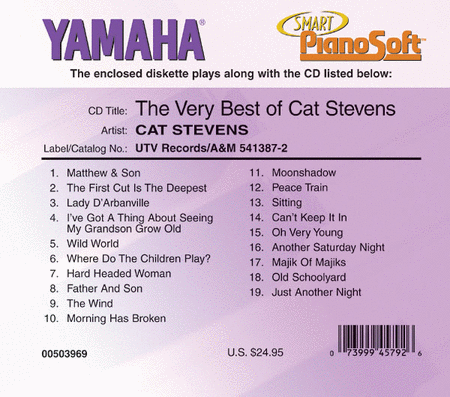 The Very Best of Cat Stevens - Piano Software