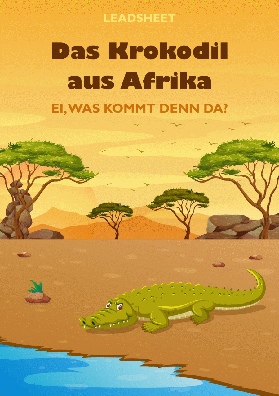 Das Krokodil aus Afrika School and Community scores gallery preview page 1