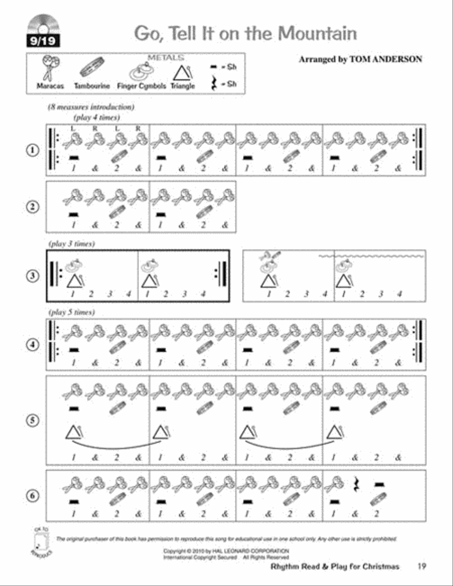 Rhythm Read & Play for Christmas Choir scores gallery preview page 7