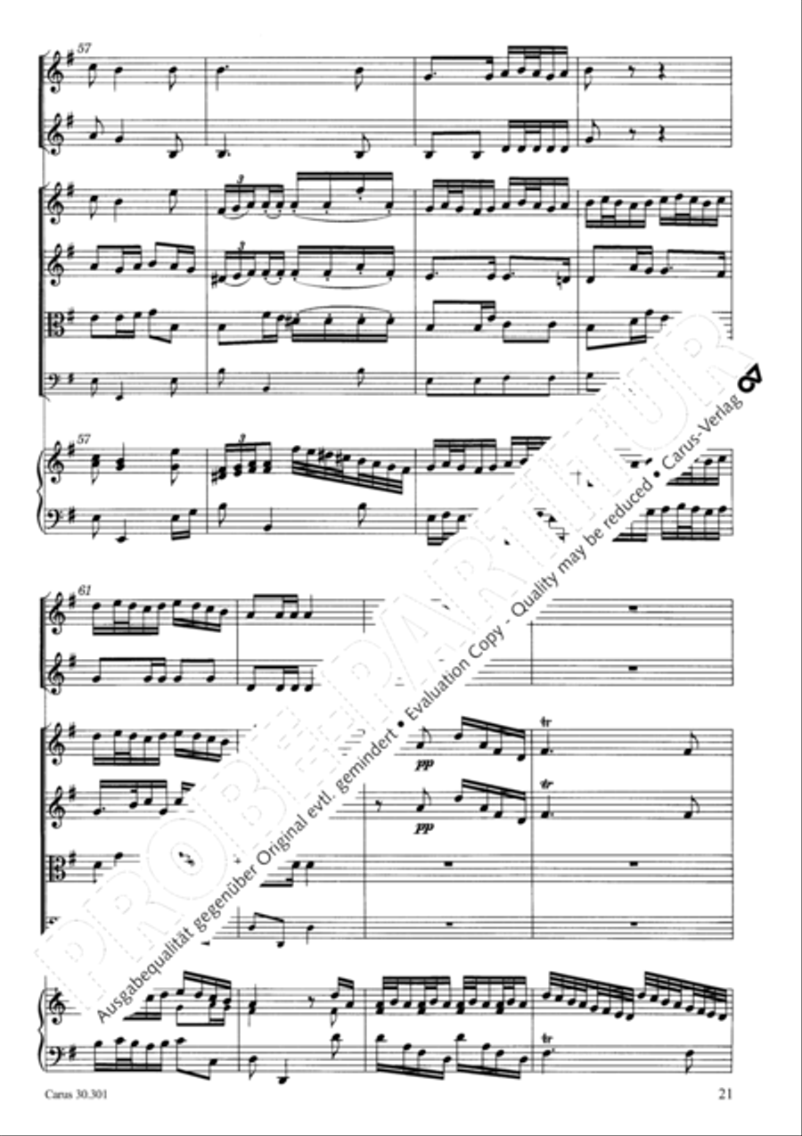 The love God bears us (Die Liebe Gottes ist ausgegossen) 4-Part scores gallery preview page 21