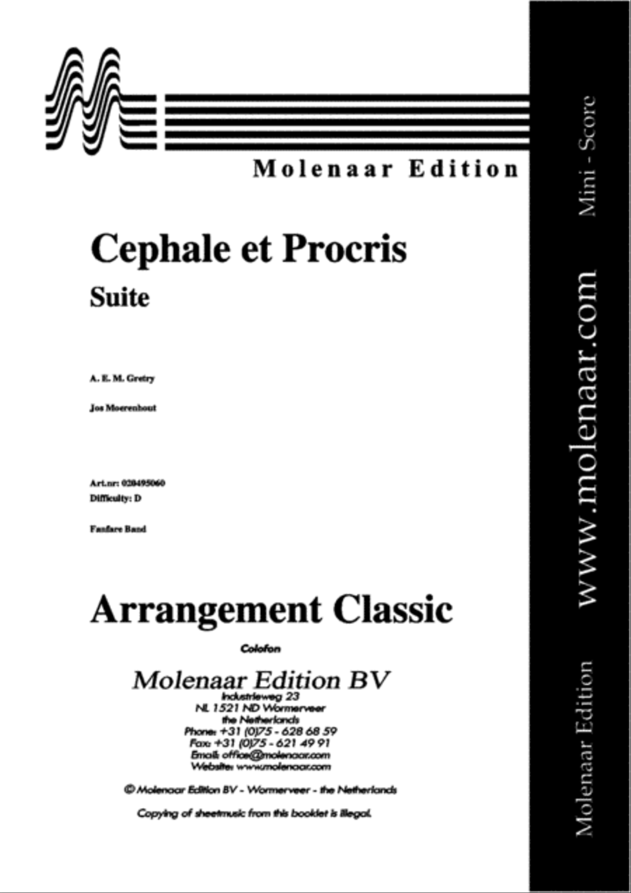 Cephale et Procris Cephale et Procris Fanfare Band scores gallery preview page 2