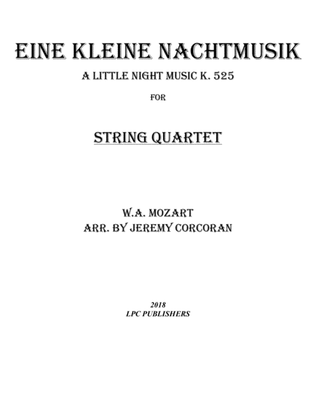 Book cover for Eine Kleine Nachtmusik for String Quartet