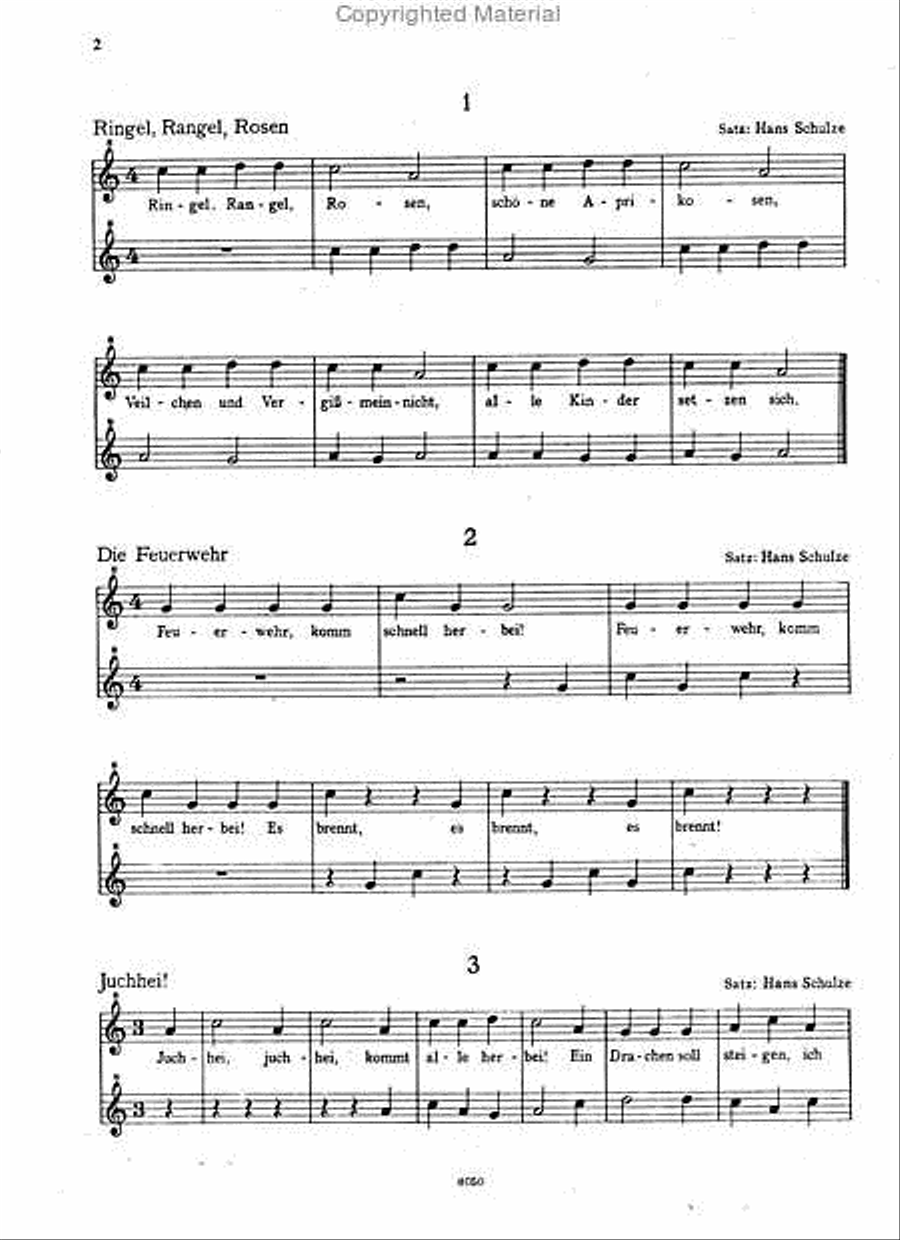 Komm, spiel mit Soprano Recorder scores gallery preview page 3