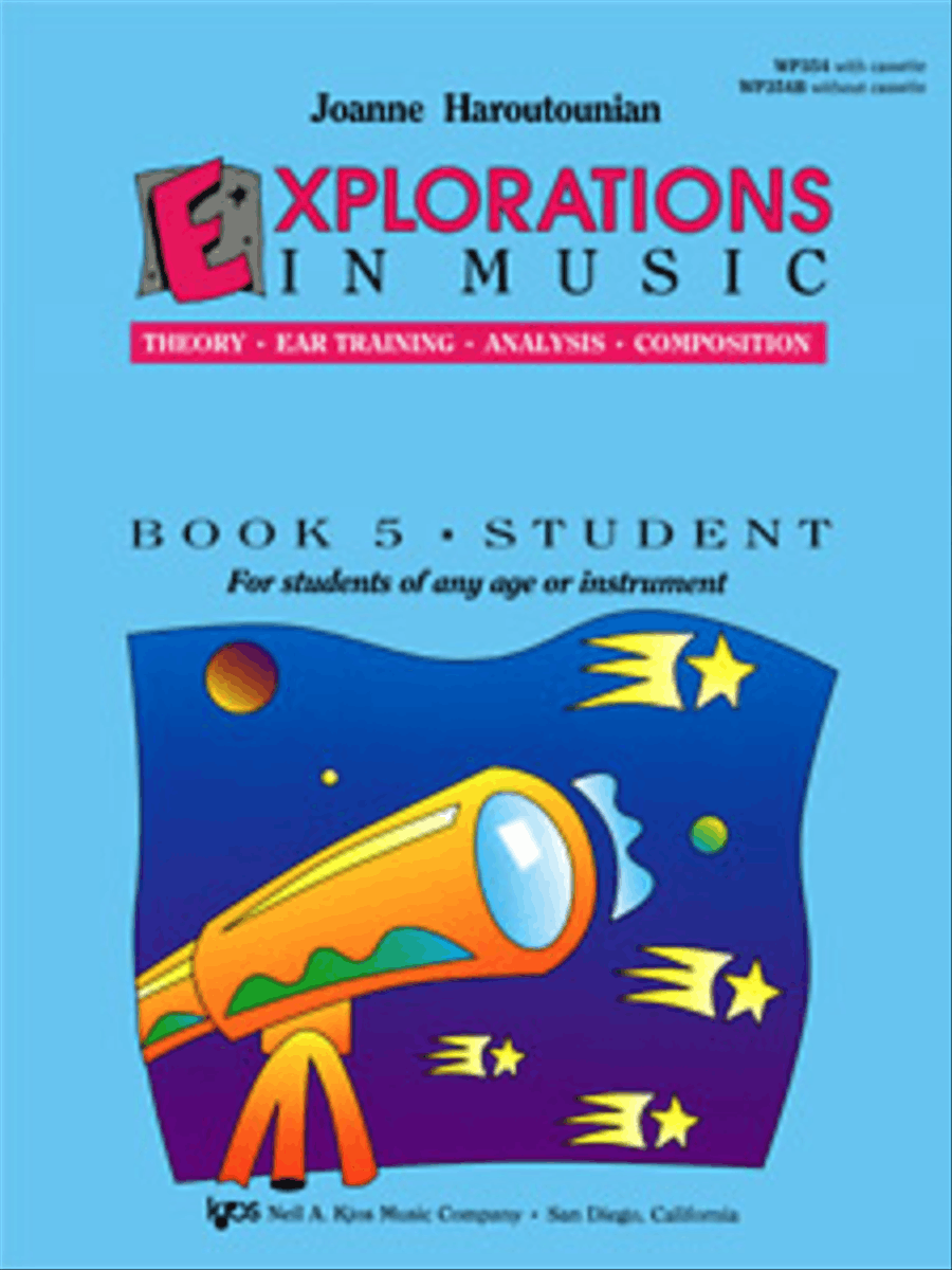 Explorations in Music, Book 5 (Book & CD) Piano Method scores gallery preview page 1