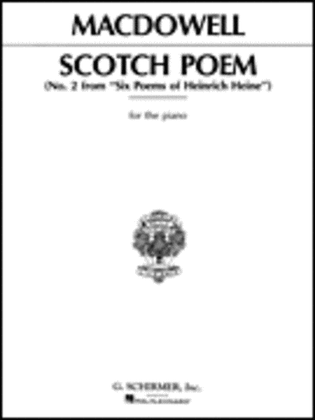 Book cover for Scotch Poem, Op. 31, No. 2