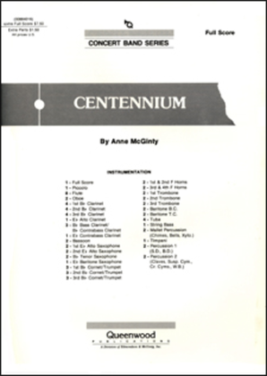 Book cover for Centennium - Score