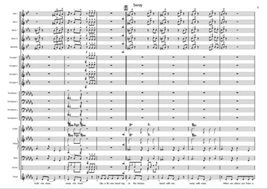 Sway Big Band scores gallery preview page 4