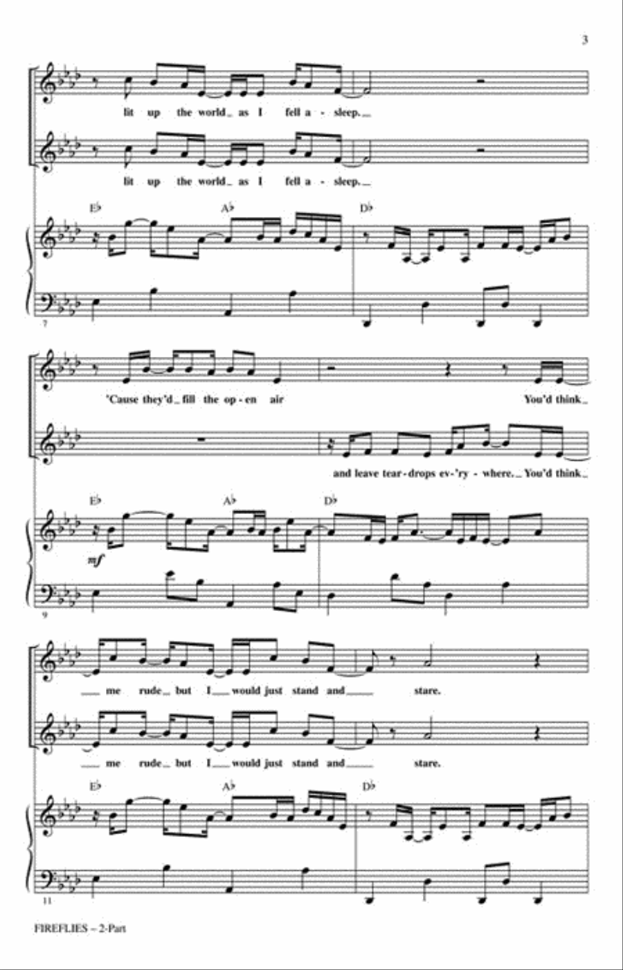 Fireflies 2-Part scores gallery preview page 3