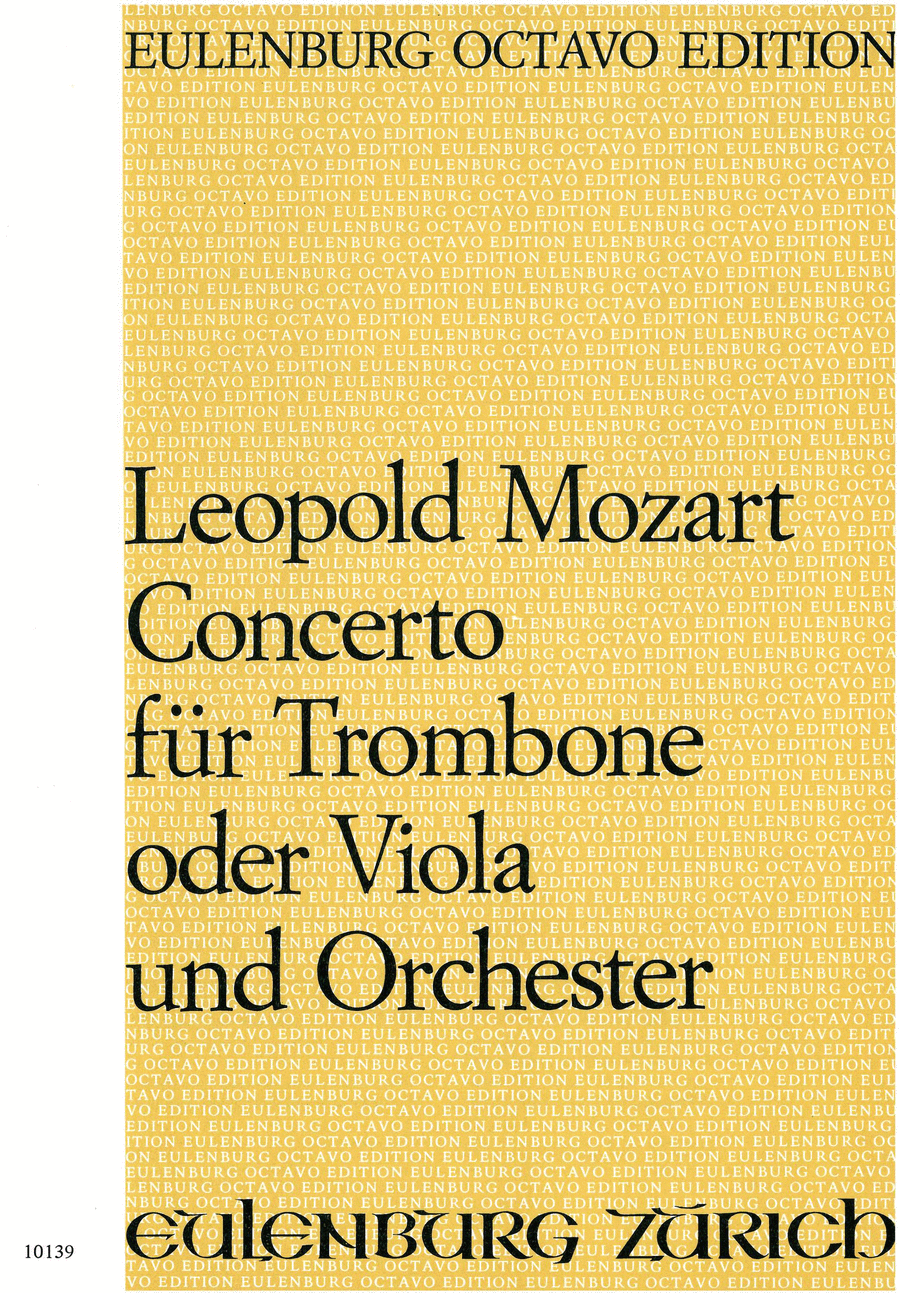 Concerto for trombone or viola Chamber Orchestra scores gallery preview page 1