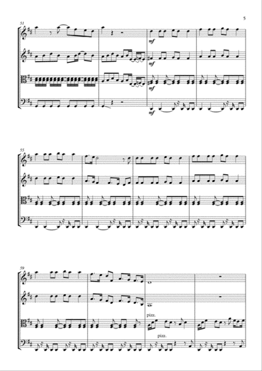 Best Day Of My Life Best Day Of My Life String Quartet scores gallery preview page 5