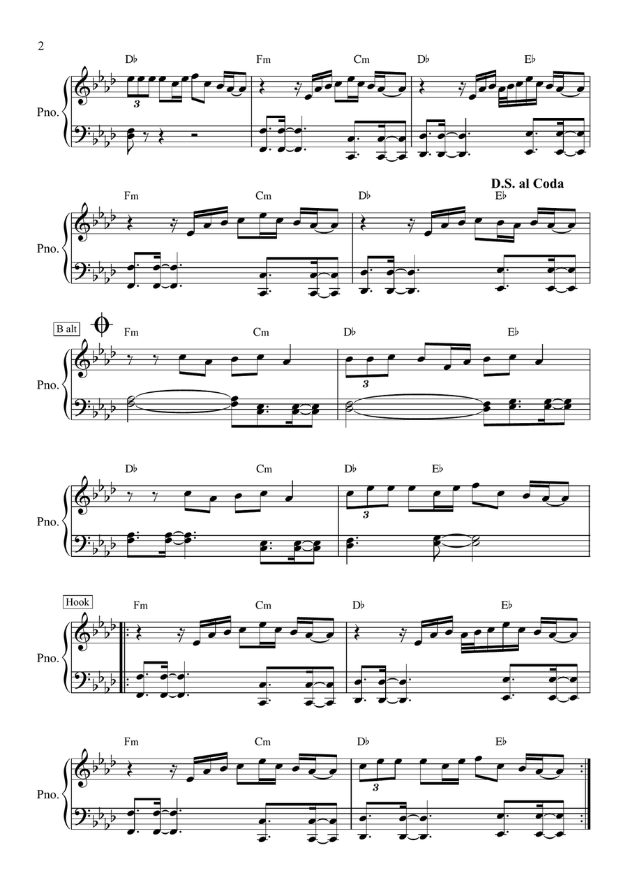 Sos Easy Piano scores gallery preview page 2
