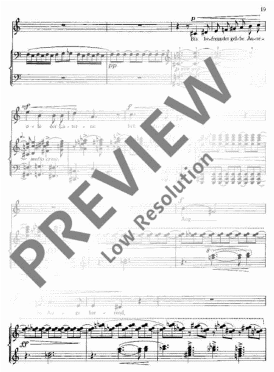 Songs with piano Soprano Voice scores gallery preview page 20