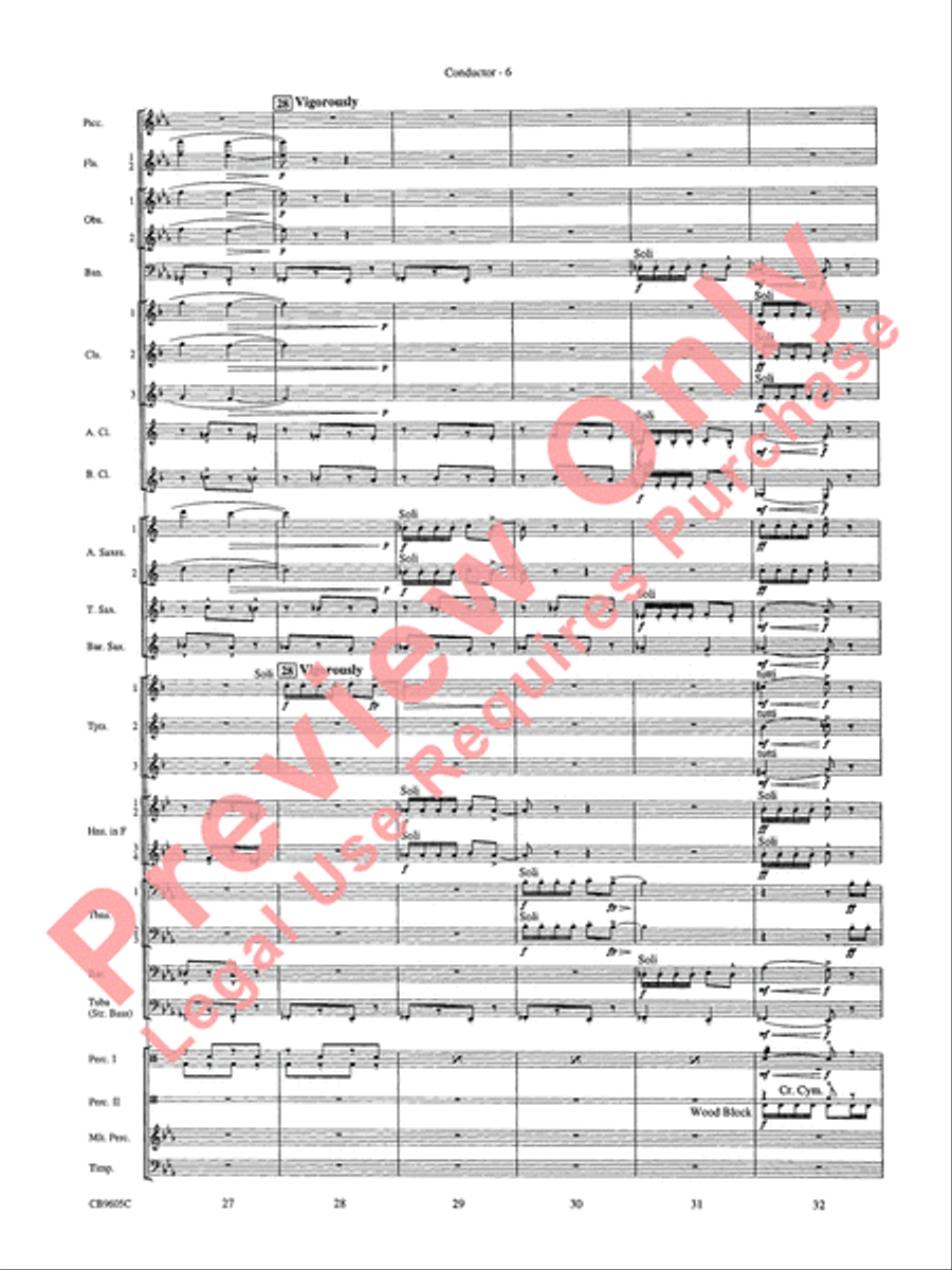 The Symphonic Gershwin The Symphonic Gershwin Concert Band scores gallery preview page 10