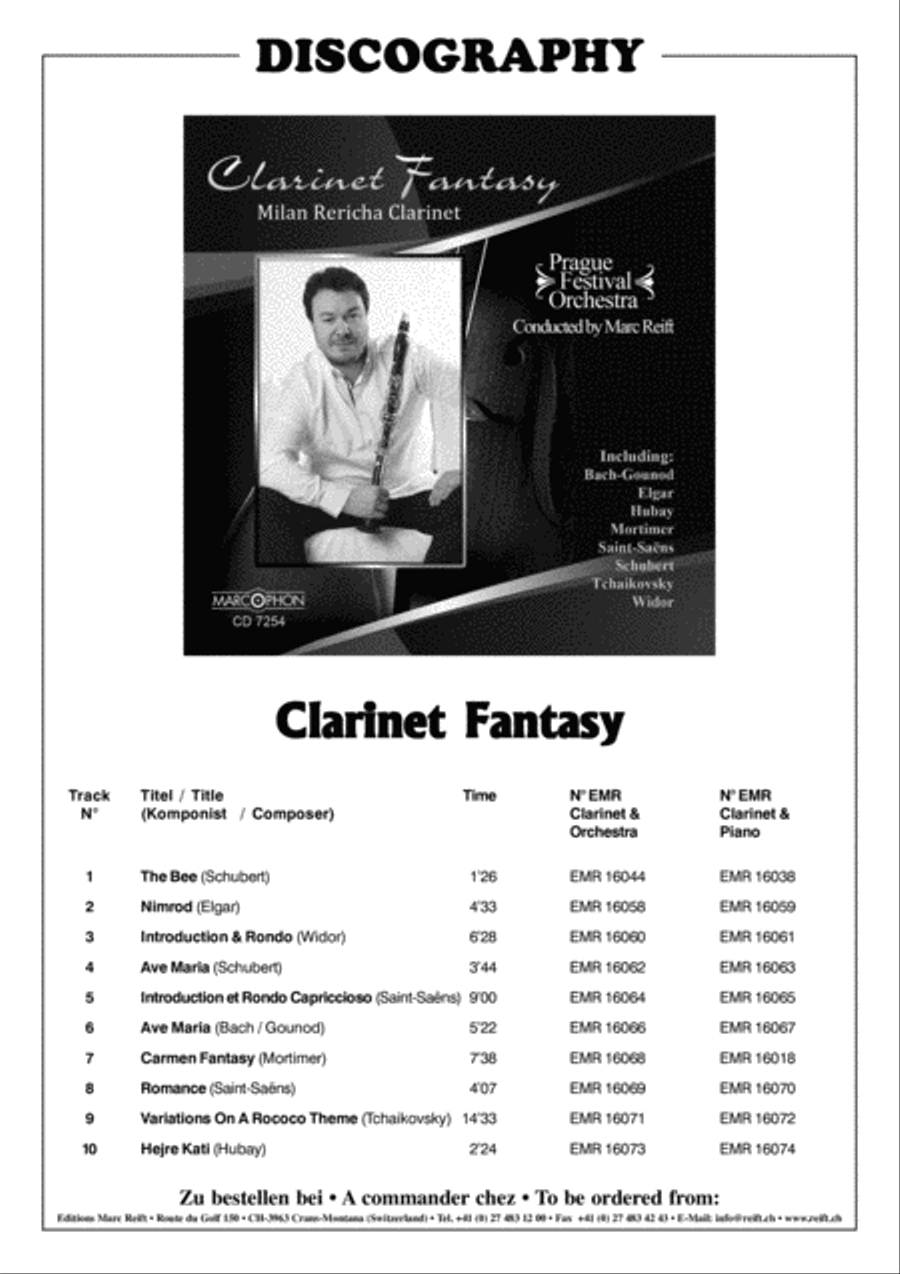 Ave Maria Clarinet Solo scores gallery preview page 3