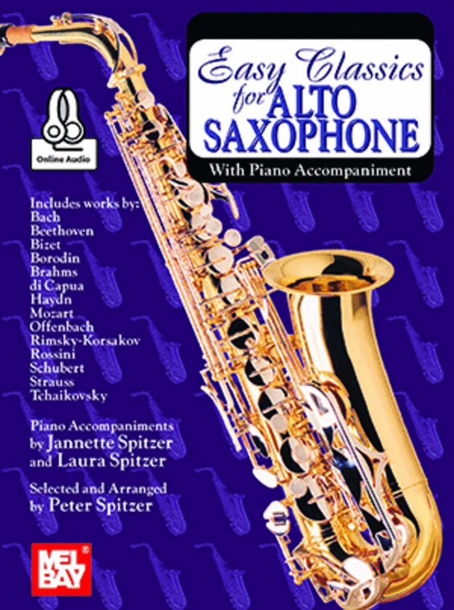 Easy Classics for Alto Saxophone Alto Saxophone scores gallery preview page 1