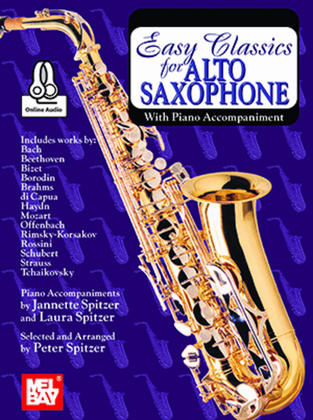 Book cover for Easy Classics for Alto Saxophone