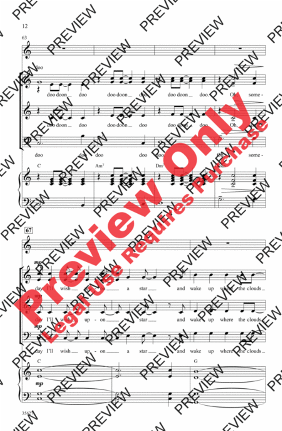 Over the Rainbow Over the Rainbow 3-Part scores gallery preview page 30