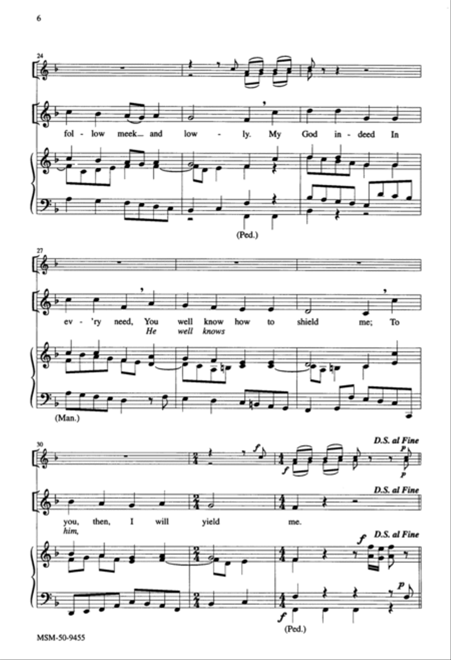 What You, My God, Ordain Is Good Unison Choir scores gallery preview page 6