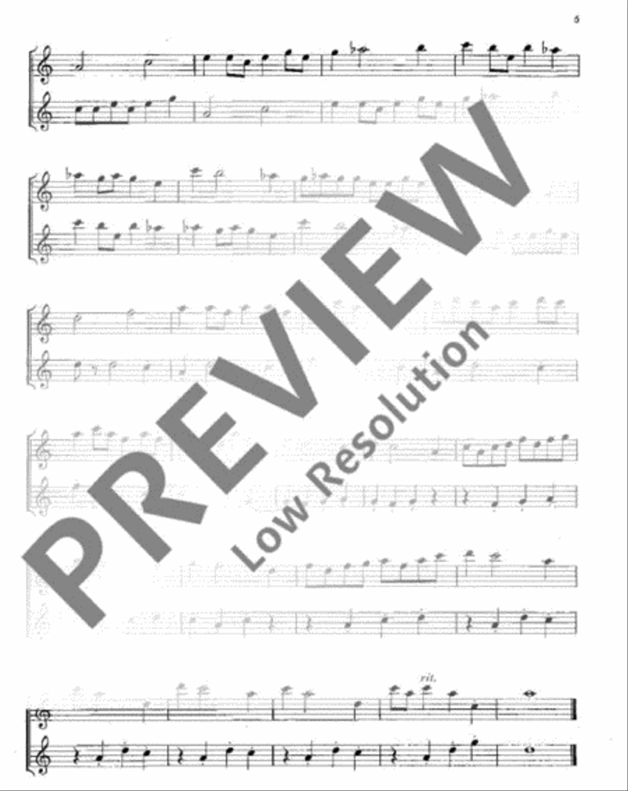 Dance piece Dance piece Alto Recorder scores gallery preview page 6