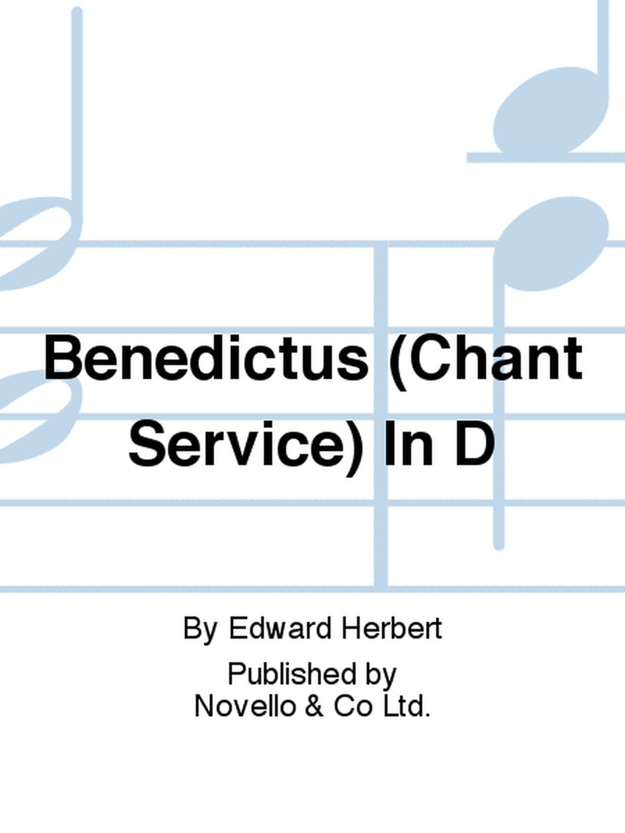 Benedictus (Chant Service) In D