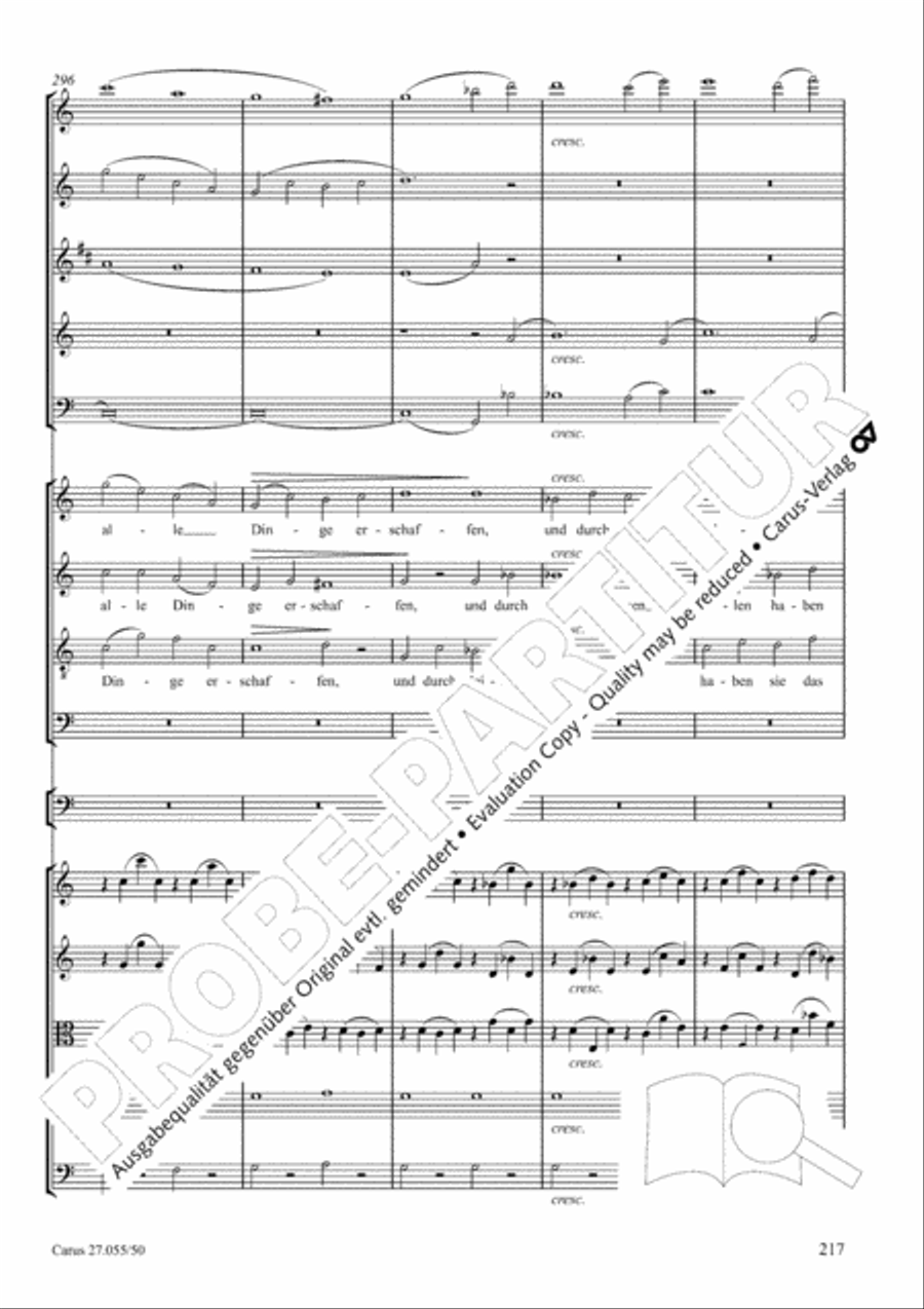 Ein Deutsches Requiem (German Requiem) 4-Part scores gallery preview page 224