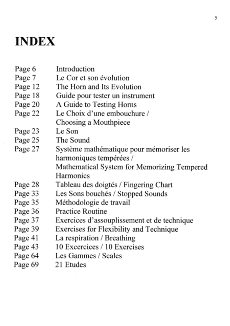Treatise-Method and Exercises & 21 Etudes Horn scores gallery preview page 3