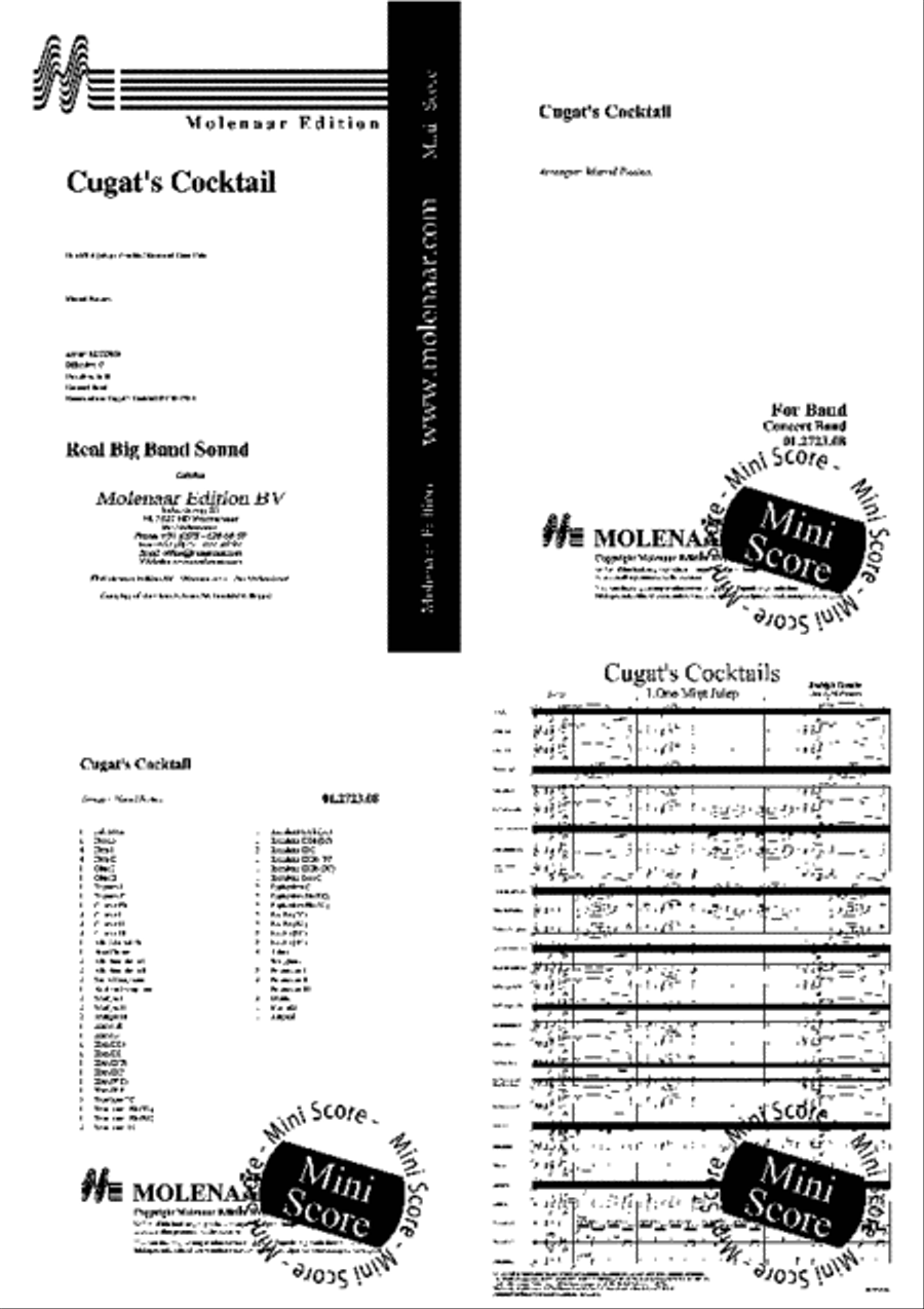 Cugat's Cocktail Big Band scores gallery preview page 2
