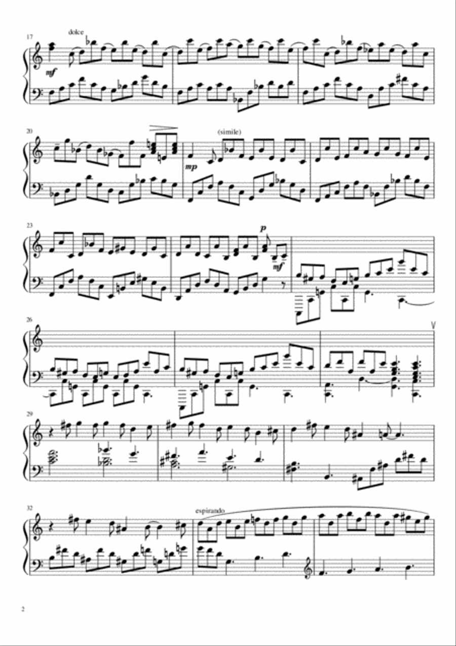 Legend №3 Legend №3 Piano Solo scores gallery preview page 2