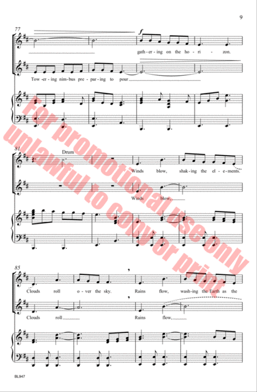 Storm Choir scores gallery preview page 10