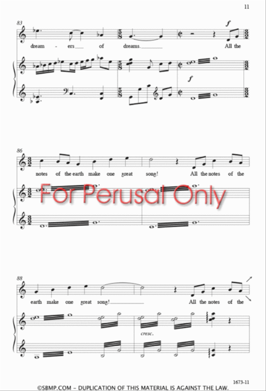 Music Makers Music Makers Unison Choir scores gallery preview page 10