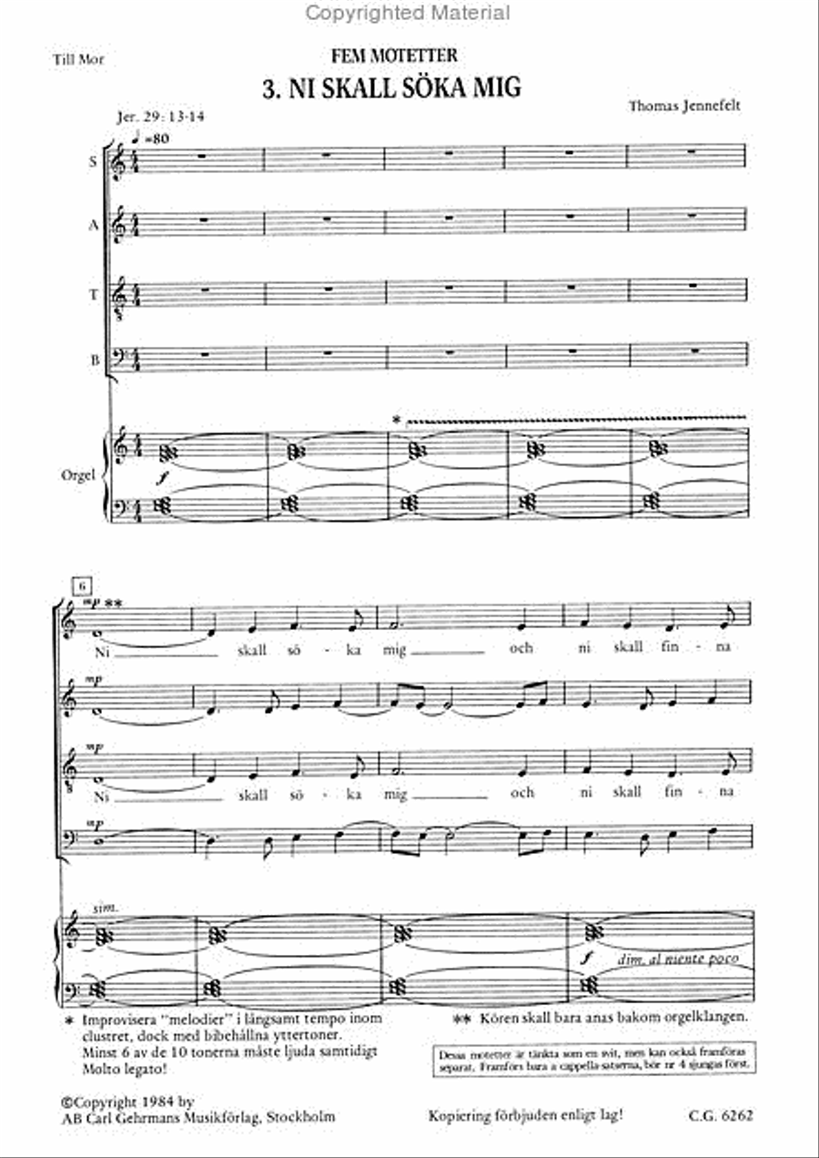 Ni skall soka mig Divisi scores gallery preview page 2