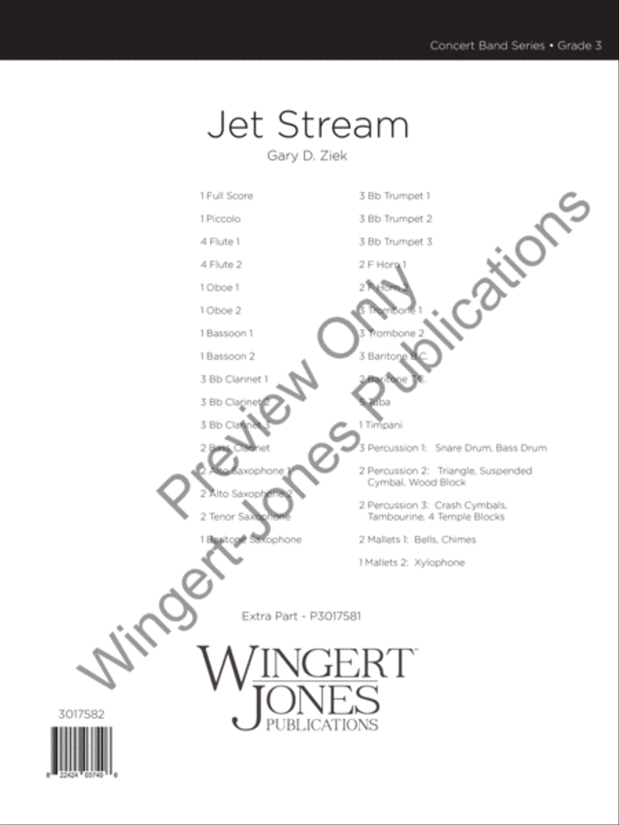Jet Stream Concert Band scores gallery preview page 2