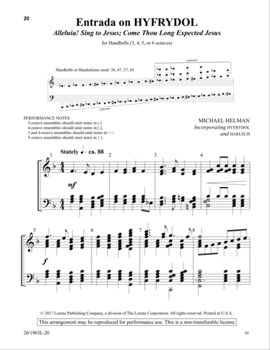 Our Welsh Heritage 5-Octaves scores gallery preview page 5