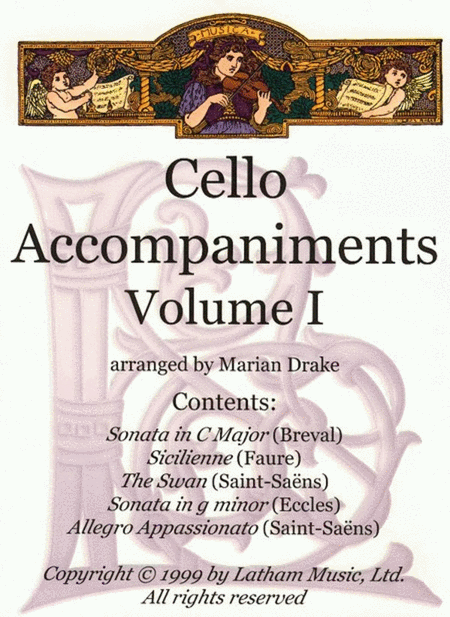 Cello Accompaniments Arr Drake Vol 1