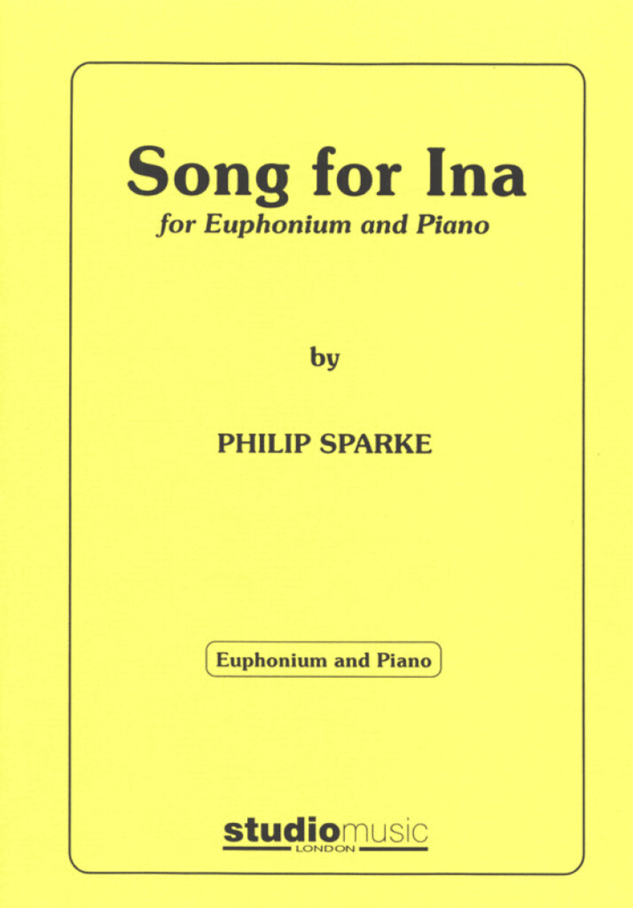 Song for Ina Song for Ina Euphonium scores gallery preview page 1