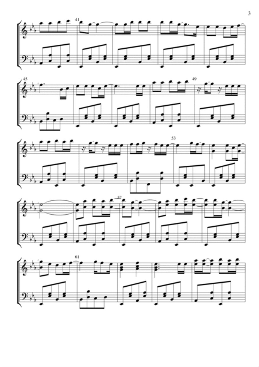 The Gambler Piano Solo scores gallery preview page 3