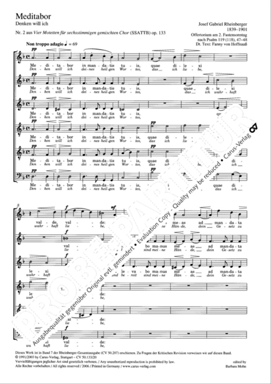 Meditabor Choir scores gallery preview page 2
