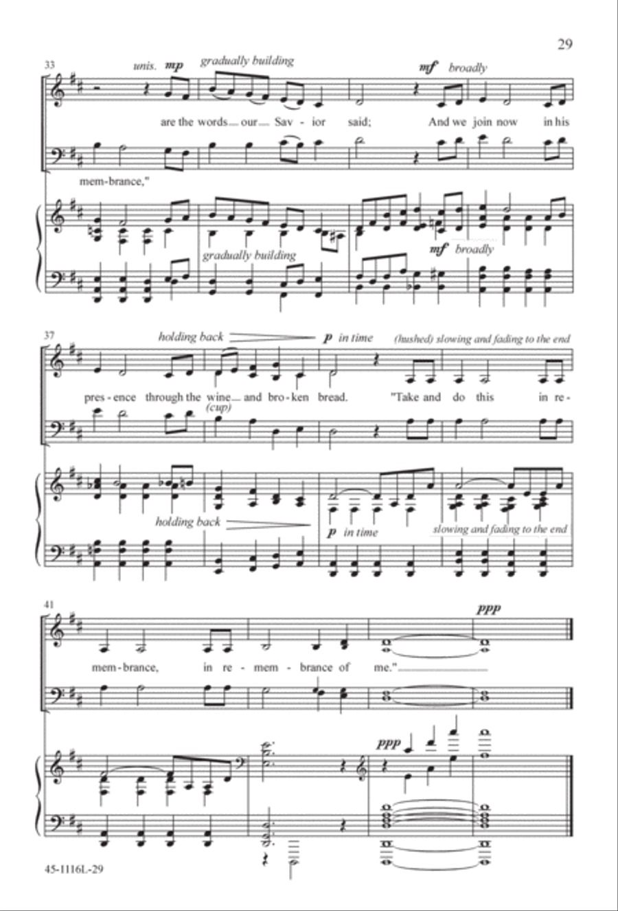 12 Anthems for about 12 Singers 3-Part scores gallery preview page 29