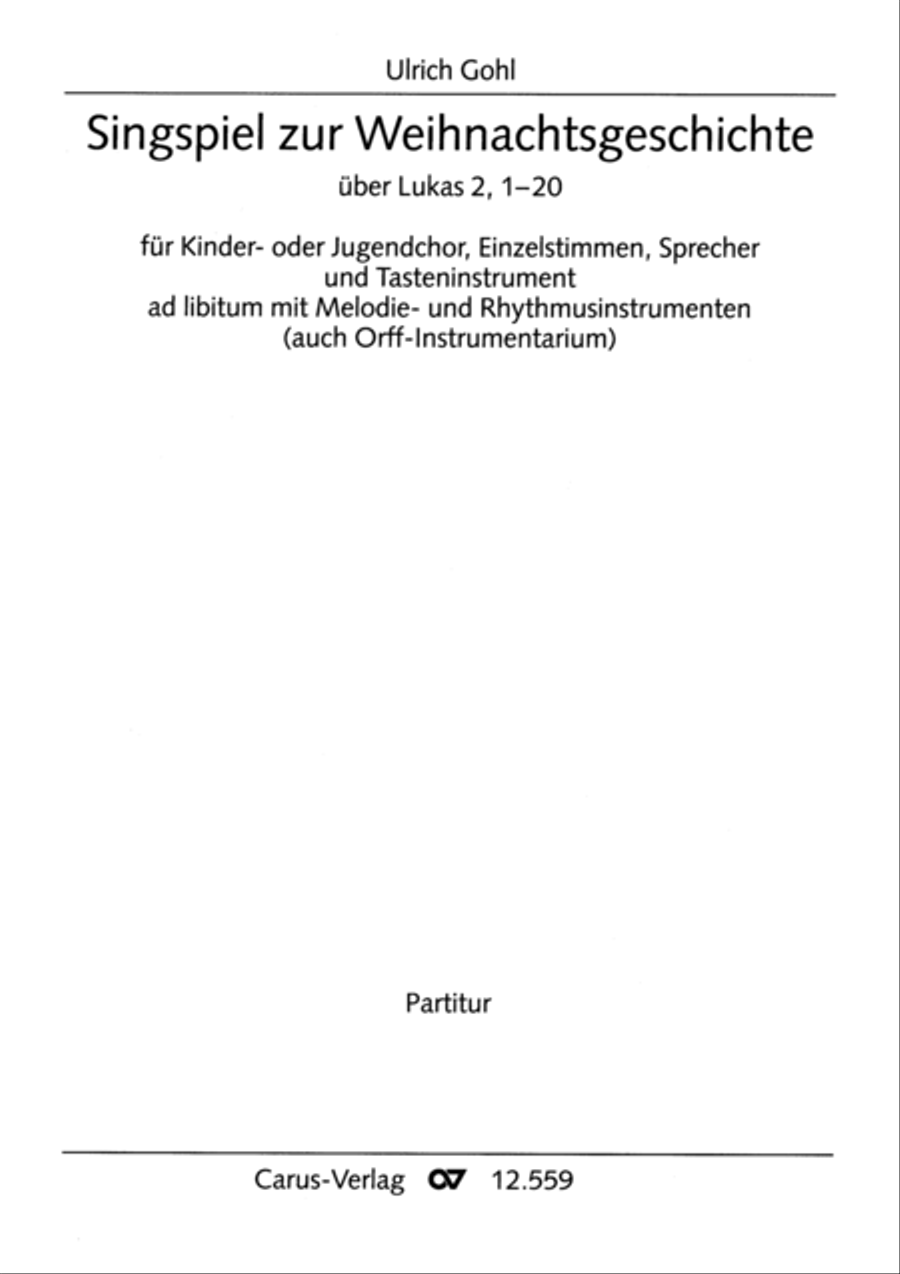 Singspiel zur Weihnachtsgeschichte Children's Choir scores gallery preview page 2