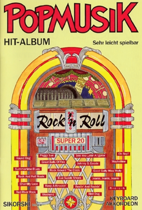 Popmusik Hit-album Super 20: Rock 'n' Roll -fur Keyboard Oder Akkordeon-