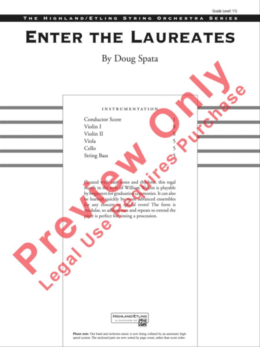 Enter the Laureates String Orchestra scores gallery preview page 2