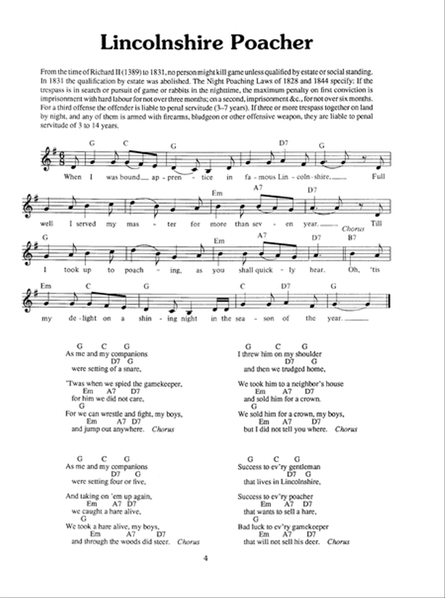 Songs of England Piano, Vocal scores gallery preview page 5