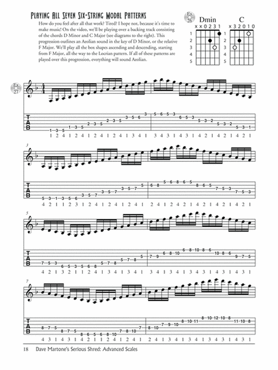 Dave Martone's Serious Shred -- Advanced Scales