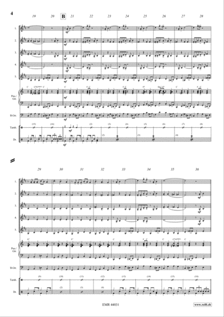 Rockin' All Night Trumpet scores gallery preview page 4
