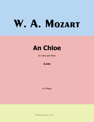An Chloe, by Mozart, K.524, in G Major