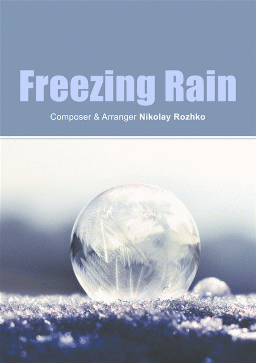 Freezing Rain Piano scores gallery preview page 1
